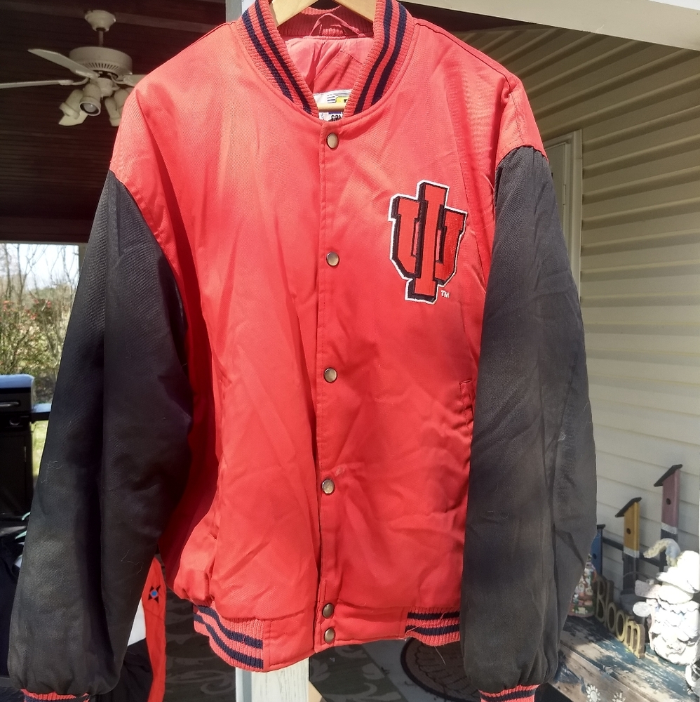 Vintage IU Hoosiers bomber jacket